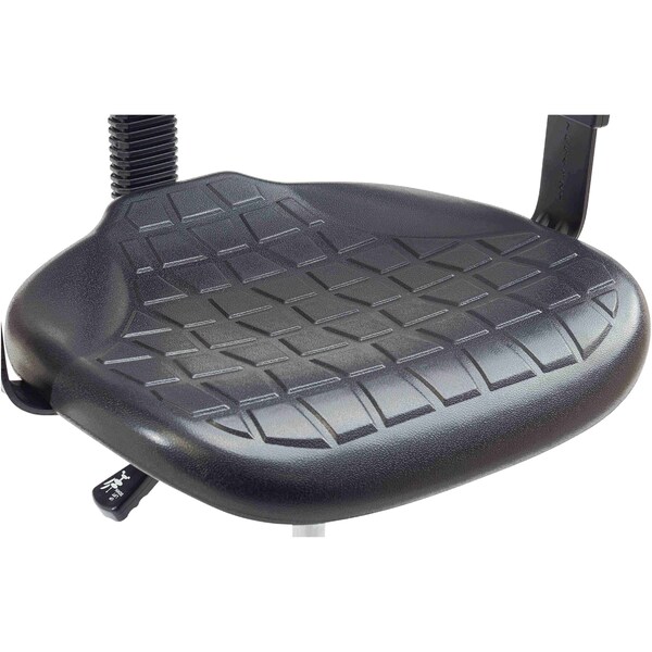 National Public Seating Office Chair, 37 in H, Black - 6716HB-A