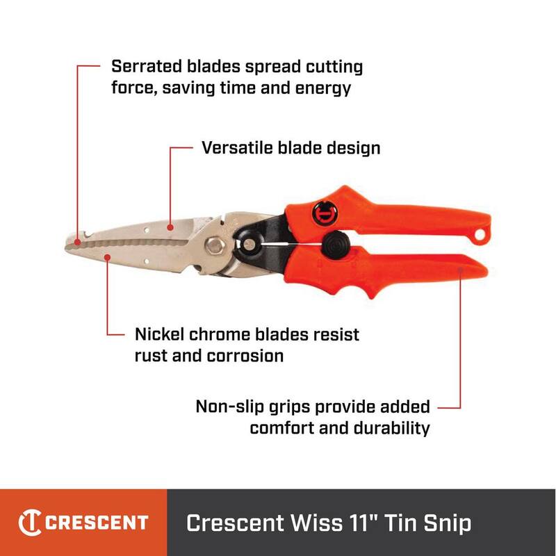 Crescent Wiss 11 in Multi-Purpose Max-Cut Snip - MPX5-06