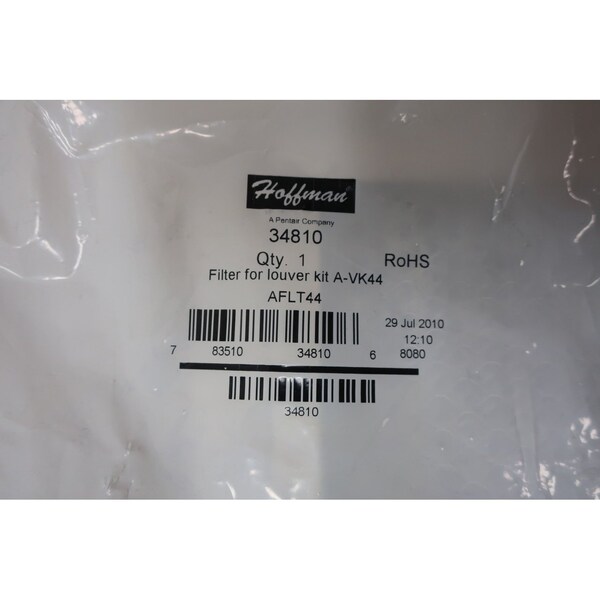 Hoffman LOUVER FILTER KIT FAN AND BLOWER PARTS AND ACCESSORY - 34810 A-VK44 AFLT44