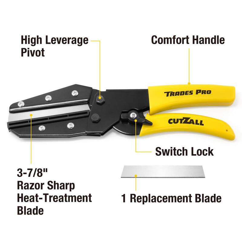 TradesPro 0.75 in. Right-Cut Aviation Snip - 831520