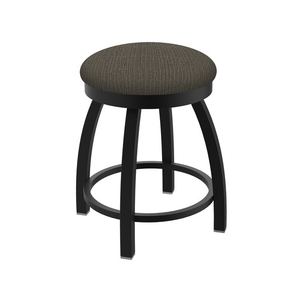 Holland Bar Stool Co 18" Swivel Vanity Stool, Black Wrinkle, Graph Chalice Seat - 80218BW019