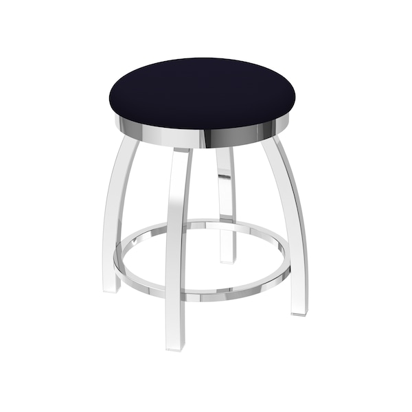 Holland Bar Stool Co 18" Swivel Vanity Stool, Chrome Finish, Canter Twilight Seat - 80218CH002