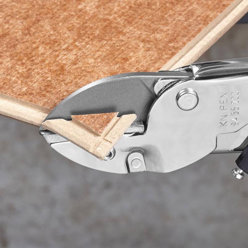 KNIPEX 0.87 in. Straight-Cut Miter Snip - 94 55 200