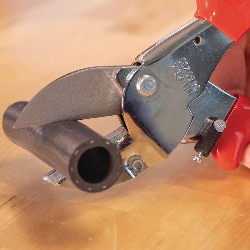 KNIPEX 0.87 in. Straight-Cut Miter Snip - 94 55 200