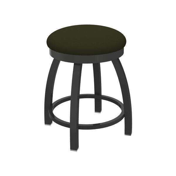 Holland Bar Stool Co 18" Swivel Vanity Stool, Pewter Finish, Canter Pine Seat - 80218PW010