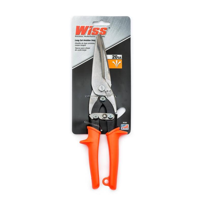 Crescent Wiss 10-1/2 in. Straight-Cut Aviation Snip - M300N-06