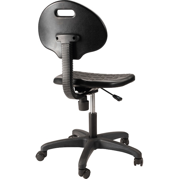 National Public Seating Office Chair, 37 in H, Black - 6716HB
