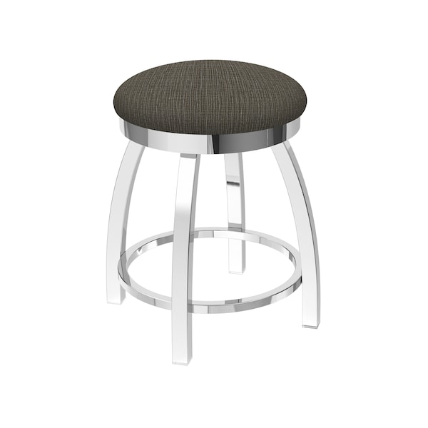 Holland Bar Stool Co 18" Swivel Vanity Stool, Chrome Finish, Graph Chalice Seat - 80218CH019