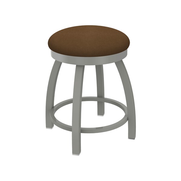 Holland Bar Stool Co 18" Swivel Vanity Stool, Nickel Finish, Rein Thatch Seat - 80218AN026