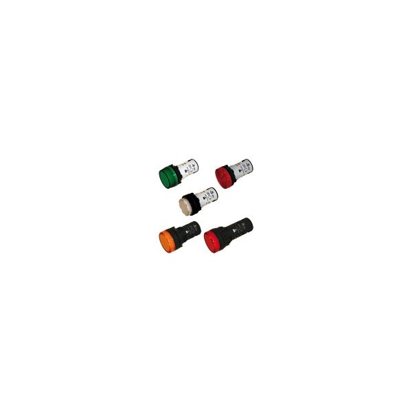 Carlo Gavazzi Piloto Luz Lente de Dientes 24Vac/Dc Led Rojo - PL22STLR24