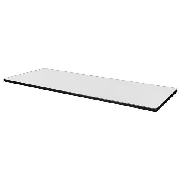 Regency Regency 66 x 30 in Rectangle Laminate Double Sided Table Top- Ash Grey or White - TTRC6630AGWH