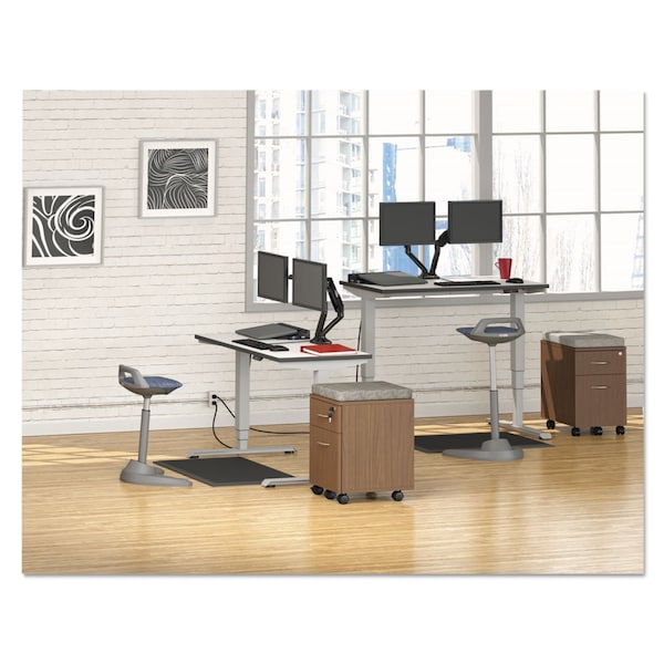 Alera Reversible Laminate Table Top, Rectangle, 47 5/8w x 23 5/8d, Wht/Gray - ALETT4824WG