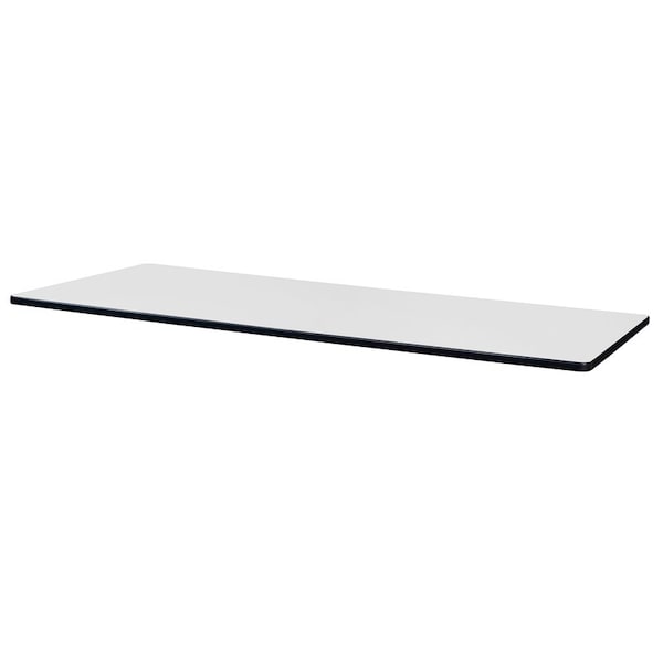 Regency Regency 60 x 24 in Rectangle Laminate Double Sided Table Top- Ash Grey or White - TTRC6024AGWH
