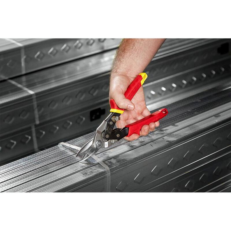 Milwaukee 10 in. Left-Cut Aviation Snips with 10 in. Straight-Cut Aviation Snips - 48-22-4510-48-22-4530
