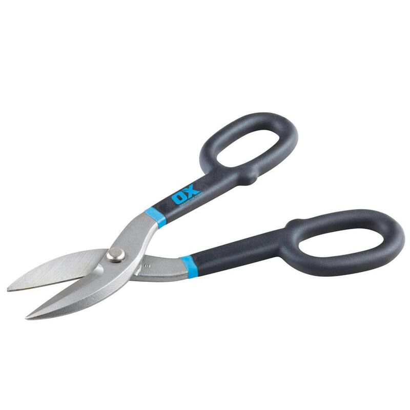 OX TOOLS Pro Straight-Ct Tin Snips - OX-P223010
