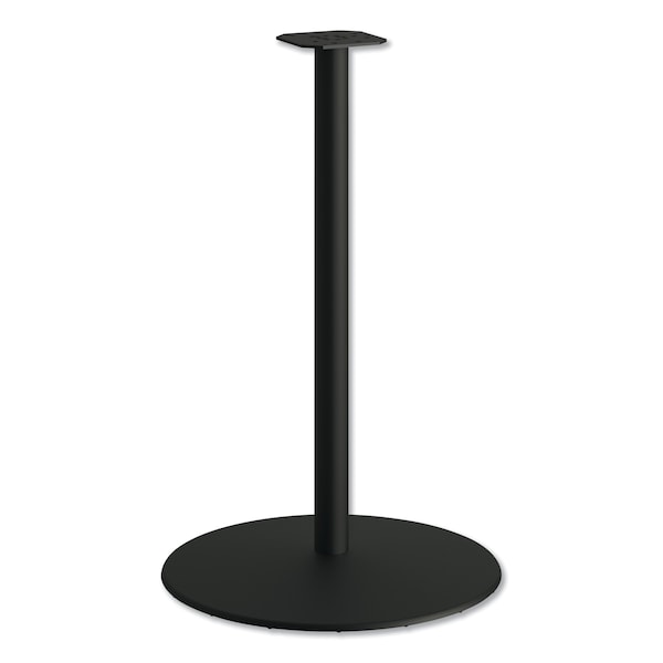 Hon Between Round Disc Base for 42 in. Table Tops, 40.79 in. High, Black Mica - HBTTD42.CBK