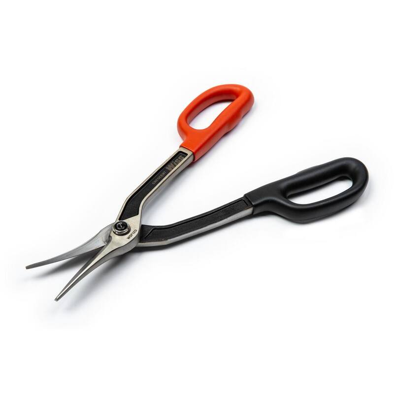 Crescent 12 in. Straight-Cut Duckbill Pattern Drop Forged Tinner Snips - WDF12D