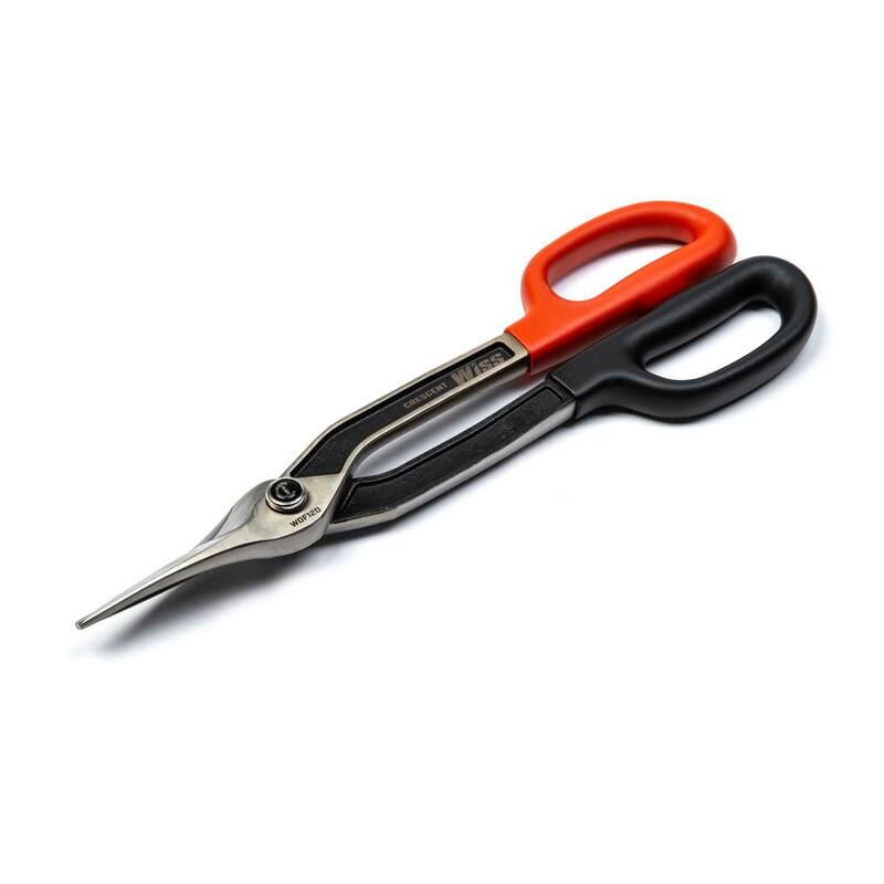 Crescent 12 in. Straight-Cut Duckbill Pattern Drop Forged Tinner Snips - WDF12D