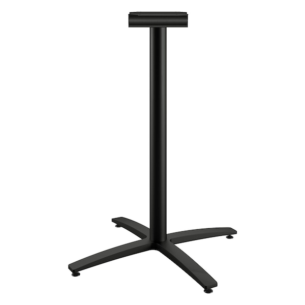 Hon Between Standing-Height X-Base for 30 in. to 36 in. Table Tops, 26.18w x 41.12h, Black - HBTTX42S.CBK