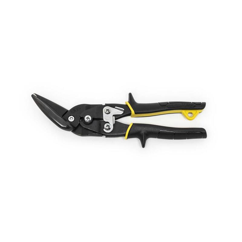 Crescent Wiss 9-4/5 in. Offset Straight, Left and Right Cut Aviation Snips - M8P