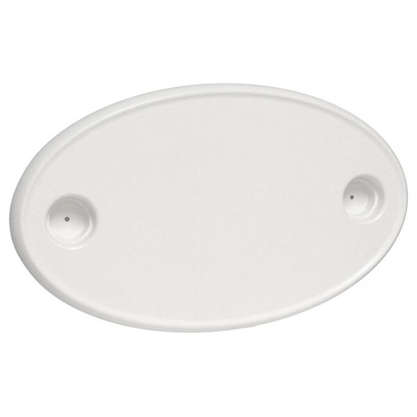 Kd Mueble 18 x 30 in. Oval Table Top - White - KD3639990
