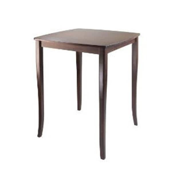 Doba-Bnt Inglewood High Table  Curved Top - Antique Walnut - SA836975