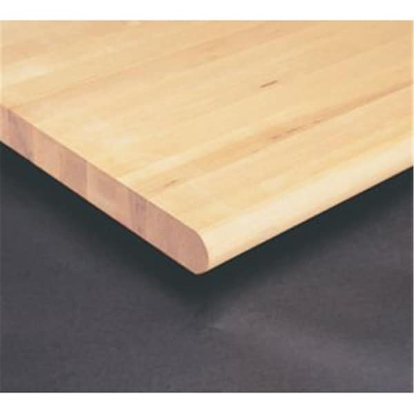 Betterbeds 30 x 72 in. Maple Saftey Edge Butcher Bench Top- Wood - BE3674590