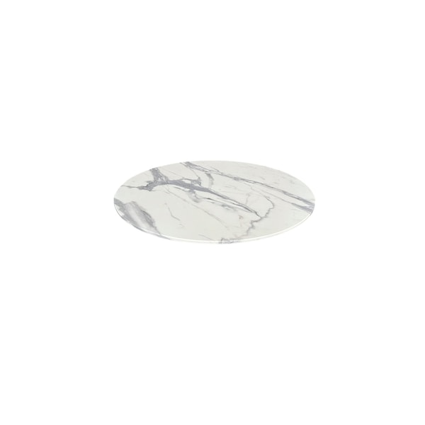Holland Bar Stool Co 32 Diameter White Marble, IndoorOutdoor AllSeason EuroSlim Table Top by the  Co - ODS32RWM