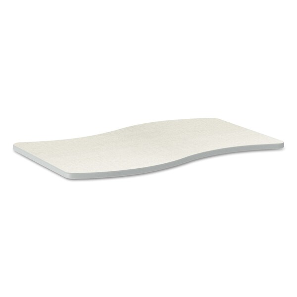 Hon Build Ribbon Shape Table Top, 54w x 30d, Silver Mesh - HESW3054E.N.B9.K