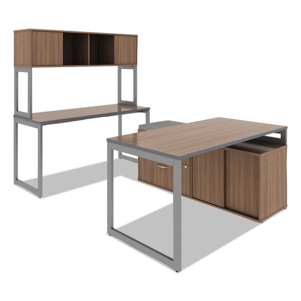 Alera Reversible Laminate Table Top, Rect, 59-3/8Wx23-5/8d, Espresso/Walnut - ALETT6024EW