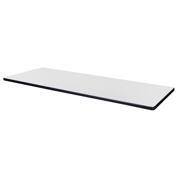 Regency Regency 84 x 24 in Rectangle Laminate Double Sided Table Top- Ash Grey or White - TTRC8424AGWH
