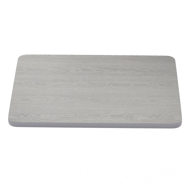 Flash Furniture Glenbrook 24in. x 30in. Rectangular Table Top with White or Gray Reversible Laminate Top - XU-WHGY-2430-GG
