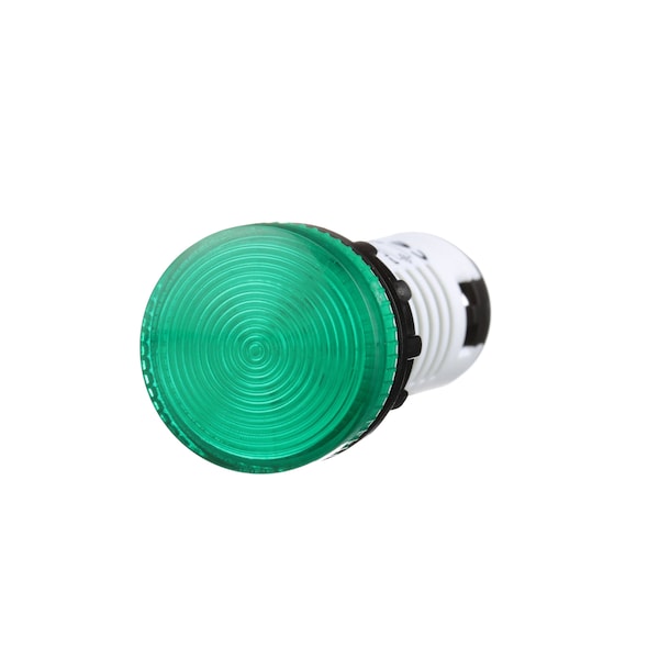 Indicador luminoso de piloto Carlo Gavazzi con lente redonda 110 VCA/VCC Led verde - PL22SRLG110