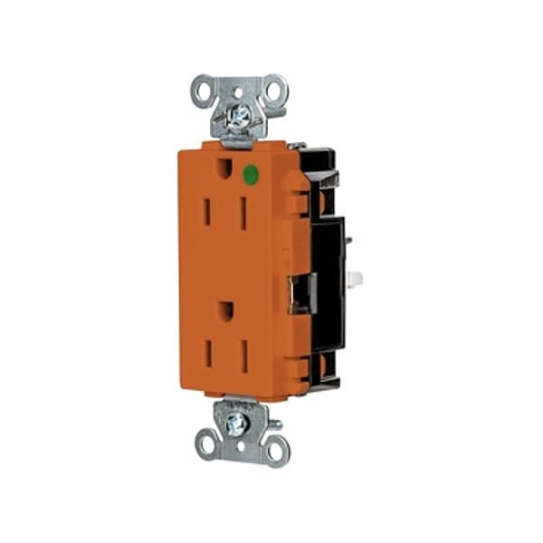 Hubbell Receptacle, 1/2 hp, 125V AC, NEMA 5-15R - HBL2172STO