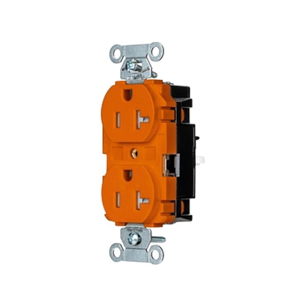 Hubbell Receptacle, 1 hp, 125V AC, NEMA 5-20R - 5362STOTR