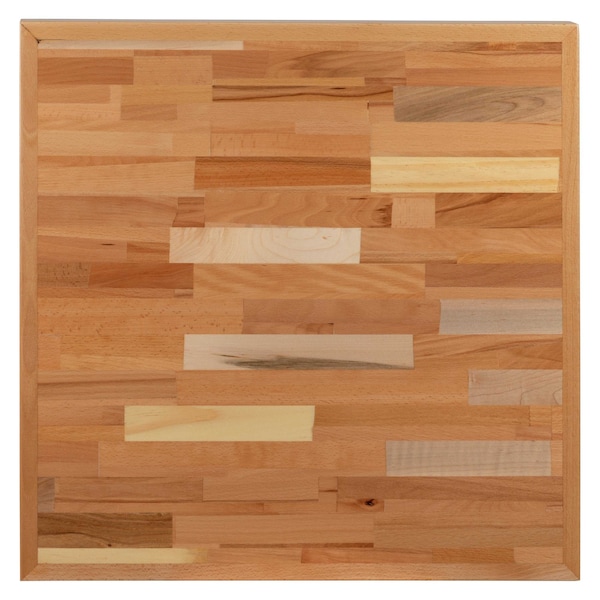 Flash Furniture 24" Square Butcher Block Style Table Top - XU-BB24SQ-GG