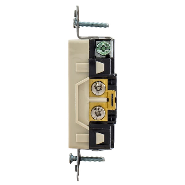 Hubbell Wiring Device-Kellems Commercial Specification Grade Style Line Decorator Duplex Receptacles - DR15LAWRTR