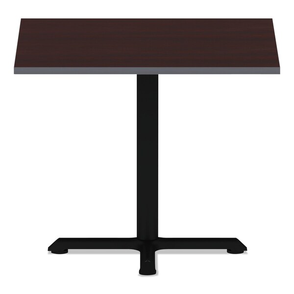 Alera Square Rev Lam Table Top, Square, Med Chrry/Mahog , Mahogany Tabletop - ALETTSQ36CM