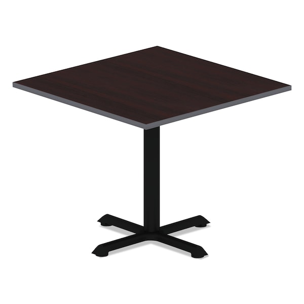 Alera Square Rev Lam Table Top, Square, Med Chrry/Mahog , Mahogany Tabletop - ALETTSQ36CM