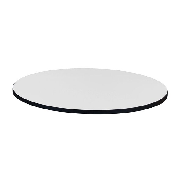 Regency Regency 42 in. Round Laminate Double Sided Table Top- Ash Grey or White - TTRD42AGWH