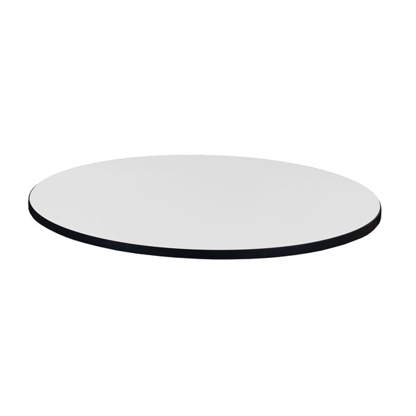 Regency Regency 42 in. Round Laminate Double Sided Table Top- Ash Grey or White - TTRD42AGWH