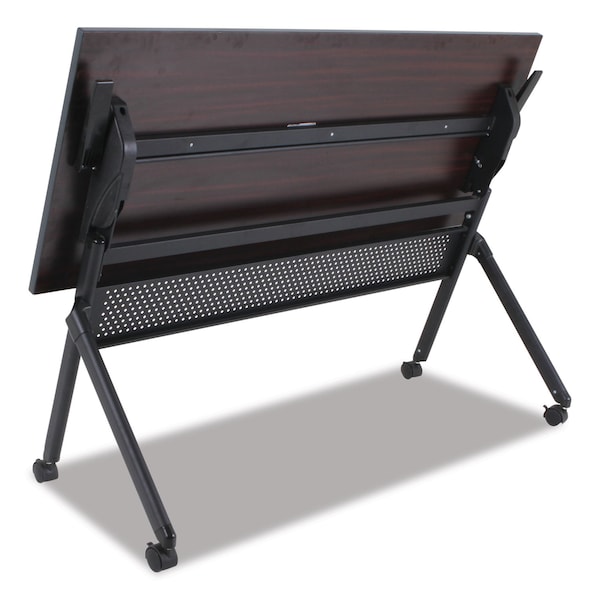 Alera Reversible Laminate Table Top, Rect, 59.5Wx23-5/8, Med Cherry/Mahogany - ALETT6024CM