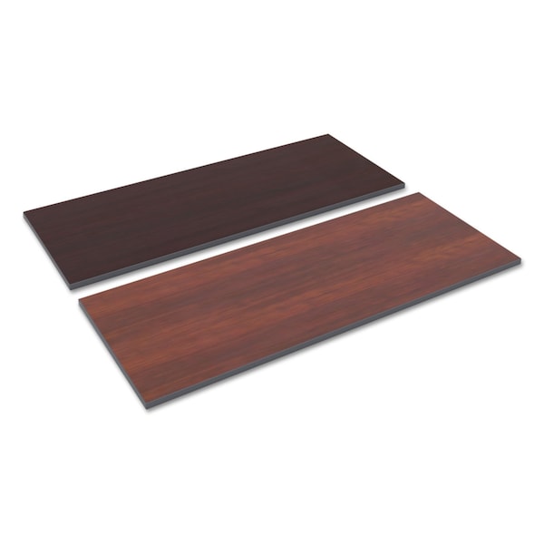 Alera Reversible Laminate Table Top, Rect, 59.5Wx23-5/8, Med Cherry/Mahogany - ALETT6024CM