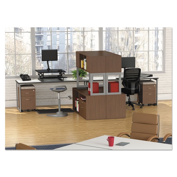 Alera Reversible Laminate Table Top, Rectangle, 71.5w x 23 5/8d, White/Gray - ALETT7224WG