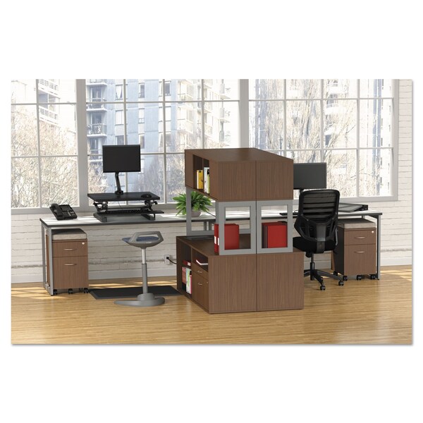 Alera Reversible Laminate Table Top, Rectangle, 71.5w x 23 5/8d, White/Gray - ALETT7224WG