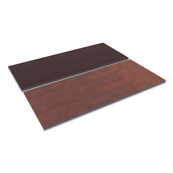 Alera Reversible Laminate Table Top, Rect, 71.5 x 29.5, Med Cherry/Mahogany - ALETT7230CM