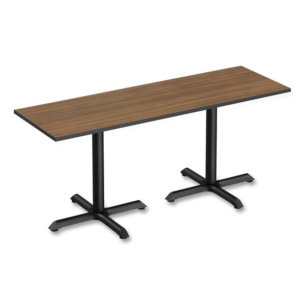 Alera Reversible Laminate Table Top, Rect, 71.5w x 23 5/8d, Espresso/Walnut - ALETT7224EW