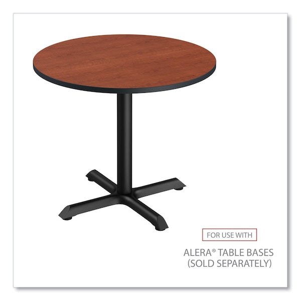 Alera Round Rev Lam Table Top, Round, Med Cherry/Mahog , Mahogany Tabletop - ALETTRD36CM