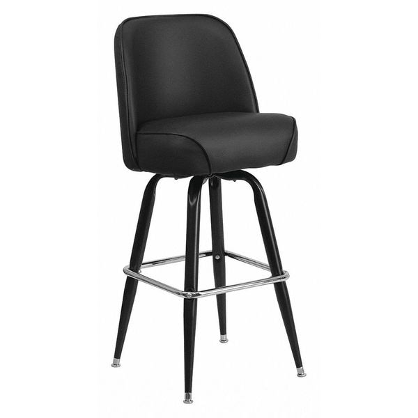 Flash Furniture Metal Barstool w/Swivel Bucket Seat - XU-F-125-GG