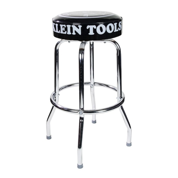 Klein Tools Counter Stool, Swivel Seat, Black, 14-Inch by 30-Inch - MBD00111